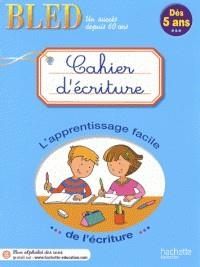 BLED CAHIER D'ÉCRITURE | 9782011701329 | COLLECTIF