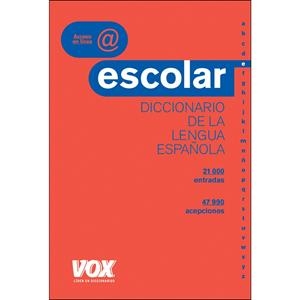 DICCIONARIO ESCOLAR DE LA LENGUA ESPAÑOLA  | 9788499742823