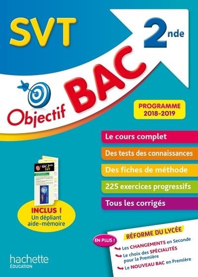 OBJECTIF BAC SVT 2NDE | 9782016255117 | COUTELEAU, LOUIS-MARI
