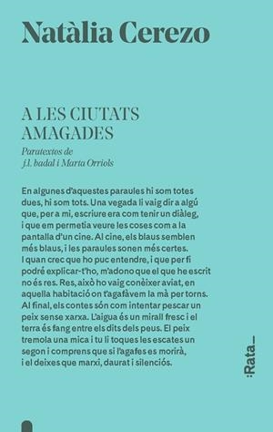 A LES CIUTATS AMAGADES | 9788416738403 | CEREZO, NATÀLIA