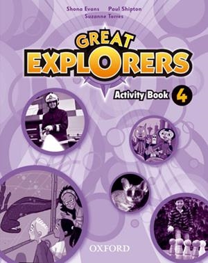 GREAT EXPLORERS 4. ACTIVITY BOOK  | 9780194507608 | LAUDER, NINA / TORRES, SUZANNE