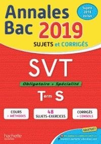 ANNALES BAC SVT TLE S - ÉDITION 2019 | 9782017014683 | COLLECTIF