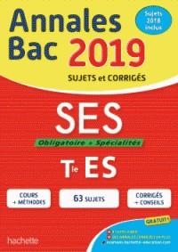 ANNALES BAC SES TLE ES - ÉDITION 2019 | 9782017016052 | COLLECTIF