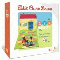 JEU PETIT OURS BRUN 1,2,3, MAISON ! - CONTIENT : 1 PLATEAU, 3 FIGURINES, 1 DÉ  | 9782747084307 | DANIELE BOUR