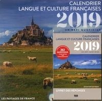 CALENDRIER LANGUE ET CULTURE FRANÇAISES - 2019 | 9782706142048 | ISABELLE GRUCCA ET COLLECTIF