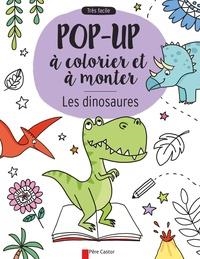 LES DINOSAURES - POP-UP À COLORIER ET À MONTER  | 9782081419957 | VARIS
