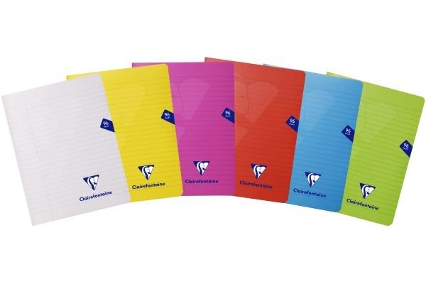 CAHIER LIGNÉ 48 FEUILLES A5 POLIPROPILÈNE - CUADERNO MIMESYS GRAPADO 17X22 LIGNÉ | 3329683037453