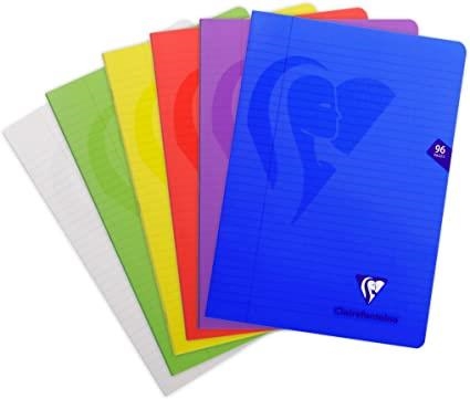 CAHIER 96 PAGES LIGNÉ A4 - CUADERNO GRAPADO MIMESYS LINEAS 21X29,7 | 3329683031659