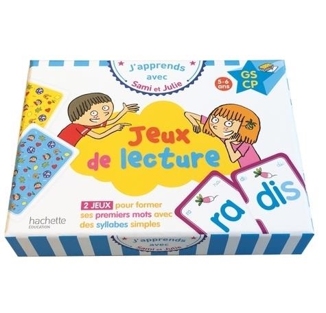 J'APPRENDS AVEC SAMI ET JULIE JEUX DE LECTURE - 5-6 ANS GS CP  | 9782017015697 | BONTÉ, T