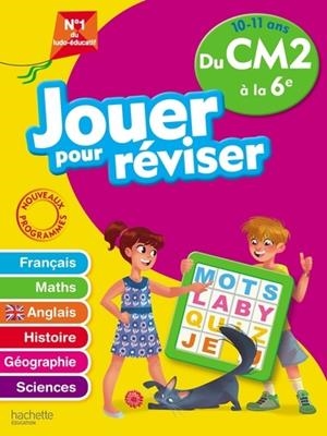 JOUER POUR RÉVISER DU CM2 À LA 6E - AVEC UN CRAYON  - ÉDITION 2019 | 9782017865742 | COLLECTIF