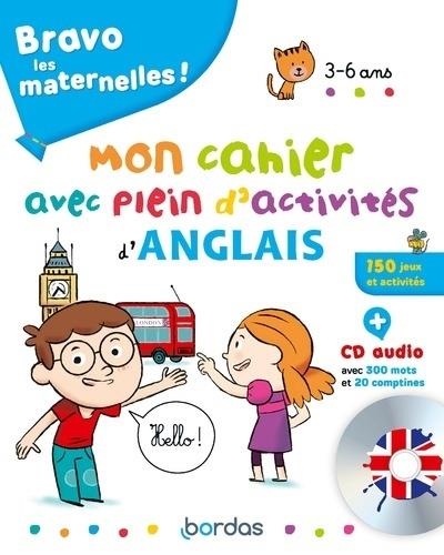MON CAHIER AVEC PLEIN D'ACTIVITÉS D'ANGLAIS. AVEC  1 CD AUDIO MP3 | 9782047357781 | COLLECTIF