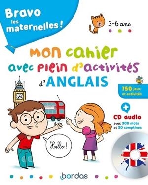 MON CAHIER AVEC PLEIN D'ACTIVITÉS D'ANGLAIS. AVEC  1 CD AUDIO MP3 | 9782047357781 | COLLECTIF