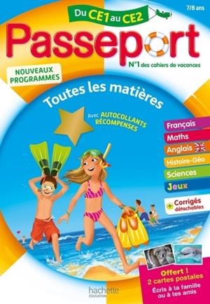 PASSEPORT TOUTES LES MATIÈRES DU CE1 AU CE2 - ÉDITION 2019 | 9782017865230 | COLLECTIF
