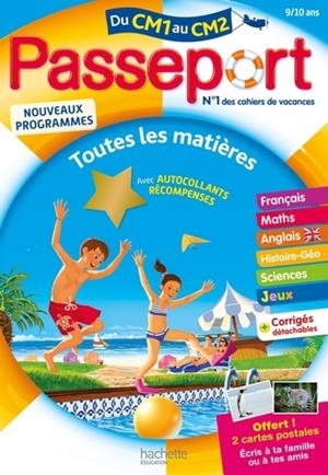 PASSEPORT TOUTES LES MATIÈRES DU CM1 AU CM2 - ÉDITION 2019 | 9782017865315 | COLLECTIF