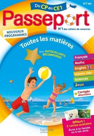 PASSEPORT TOUTES LES MATIÈRES DU CP AU CE1 - ÉDITION 2019 | 9782017865223 | COLLECTIF