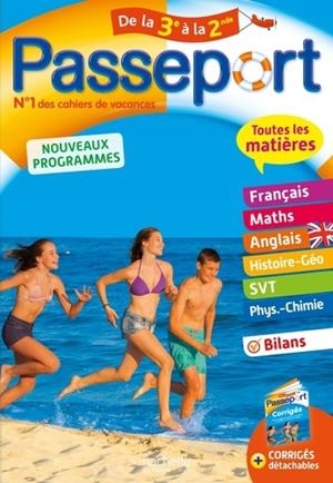 PASSEPORT TOUTES LES MATIÈRES DE LA 3E À LA 2DE - ÉDITION 2019 | 9782017017127 | COLLECTIF