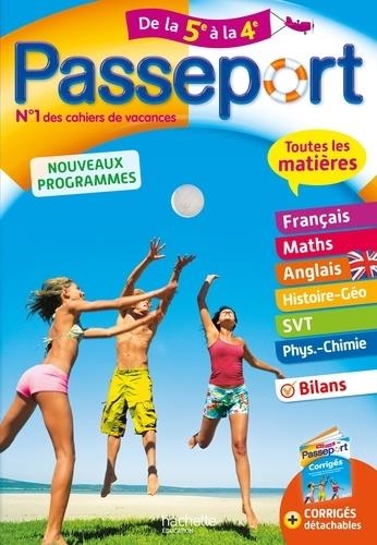 PASSEPORT TOUTES LES MATIÈRES DE LA 5E À LA 4E - ÉDITION 2019 | 9782017865209 | COLLECTIF