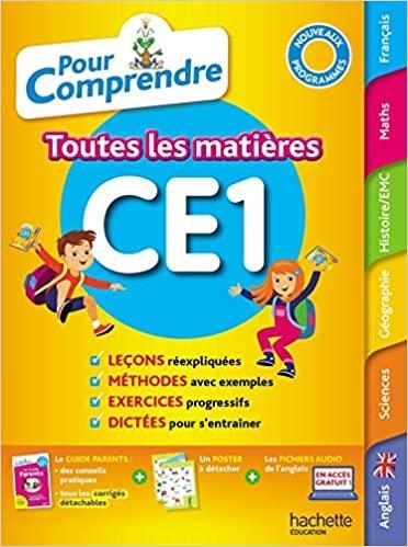 POUR COMPRENDRE TOUTES LES MATIERES CE1 | 9782017082170