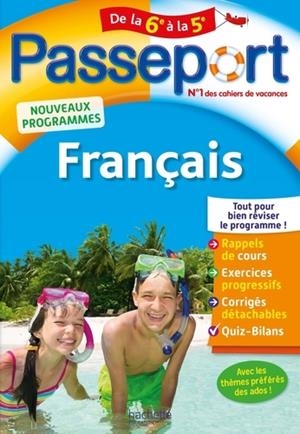 PASSEPORT FRANÇAIS DE LA 6E À LA 5E - ÉDITION 2019 | 9782017865216 | COLLECTIF