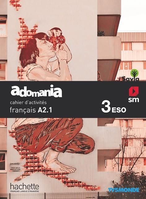 3ESO.CUAD.ADOMANIA FRANCAISE A2.1-SA 19 | 9788491825036 | BRILLANT, CORINA/HIMBER, CÉLINE