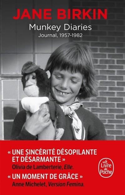 MUNKEY DIARIES - JOURNAL, 1957-1982 | 9782253257820 | JANE BIRKIN