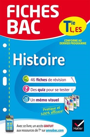 FICHES BAC T.ES/L - HISTOIRE 2019 | 9782401044234 | COLLECTIF