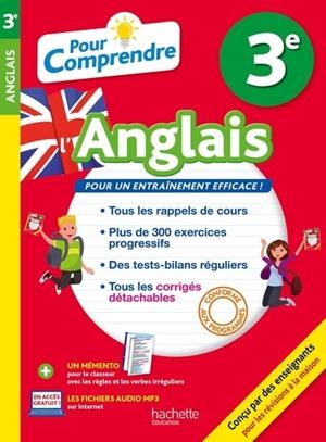 POUR COMPRENDRE L'ANGLAIS 3E : CONFORME AUX PROGRAMMES  | 9782017013945