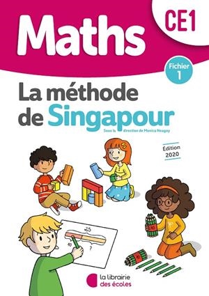 MATHS CE1 - LA MÉTHODE DE SINGAPOUR, PRATIQUE GUIDÉE : FICHIER DE L'ELEVE 1 ( POUR LES  CLASSES DE RACHEL ET DÉBORAH)  | 9782369404125