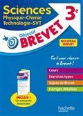 OBJECTIF BREVET SCIENCES 3E : PHYSIQUE CHIMIE, TECHNOLOGIE, SVT : NOUVEAU BREVET | 9782017117506 | DESSAINT / OTTEVAERE