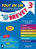 OBJECTIF BREVET TOUT EN UN 3E : NOUVEAU BREVET 2021 | 9782017117469 | COLLECTIF