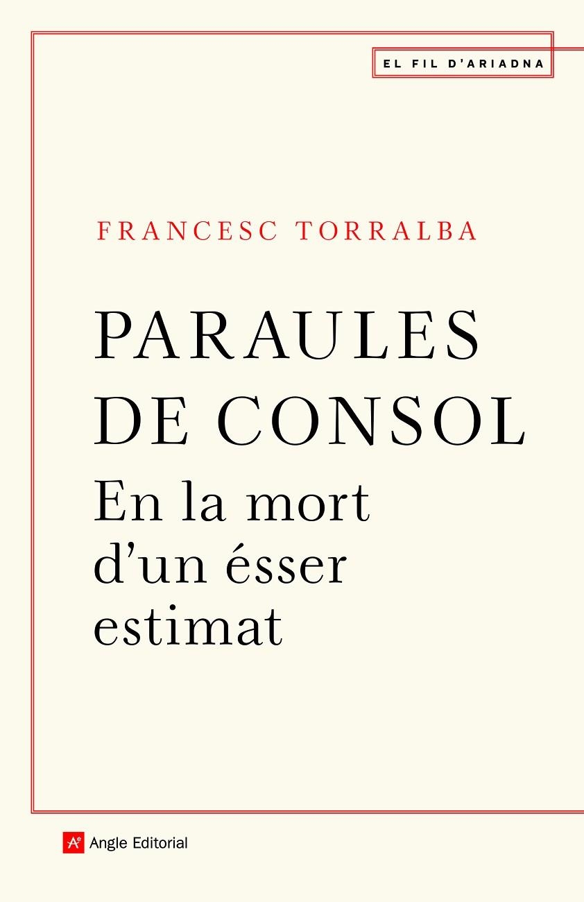 PARAULES DE CONSOL | 9788418197246 | TORRALBA ROSELLÓ, FRANCESC