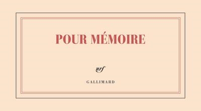 POUR MEMOIRE BLOC 96 FEUILLES | 3260050894845