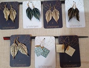 BOUCLES D'OREILLES PLAQUÉ OR 14 CARATS | LFBO