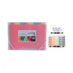 POCHETTE A COMPARTIMENTS (ACCORDEON) FORMAT A4- CARPETA CON SEPARADORES (ACORDEON) FORMATO A4 | 8435258411186