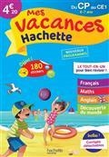 MES VACANCES HACHETTE, DU CP AU CE1, 6-7 ANS : NOUVEAUX PROGRAMMES  | 9782017865995 | COLLECTIF