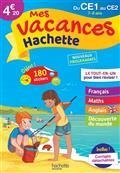 MES VACANCES HACHETTE, DU CE1 AU CE2, 7-8 ANS : NOUVEAUX PROGRAMMES  | 9782017866008 | COLLECTIF