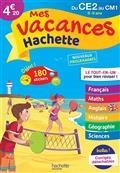 MES VACANCES HACHETTE, DU CE2 AU CM1, 8-9 ANS : NOUVEAUX PROGRAMMES | 9782017117902 | COLLECTIF