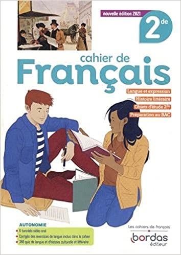 CAHIER D'EXERCICES FRANCAIS 2NDE 2021 | 9782047338667