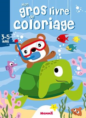 MON GROS LIVRE DE COLORIAGE (OURSON-TORTUE) | 9782508053511 | COLLECTIF