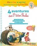 4 AVENTURES DES P'TITES POULES : NIVEAU 1 | 9782047359747 | OLIVIER, MARIE-CHRISTINE