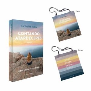 PACK REV CONTANDO ATARDECERES + TOTEBAG CON DISEÑO EXCLUSIVO BASADO EN LA NOVELA | 8432715156161 | LA VECINA RUBIA