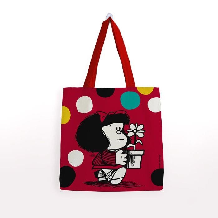 BOLSA ALGODON MAFALDA MEDIANA-PLANTA | 6971263703790
