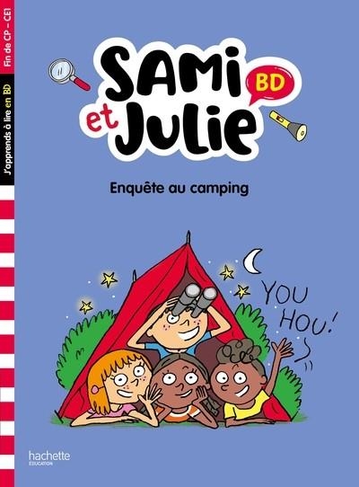 SAMI ET JULIE BD FIN DE CP- CE1 - ENQUÊTE AU CAMPING  | 9782017220473 | BONTE / LEBRUN