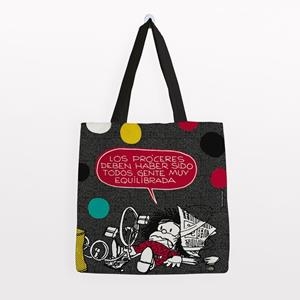 BOLSA ALGODÓN MAFALDA GRANDE-ATERRIZANDO | 6971263703813