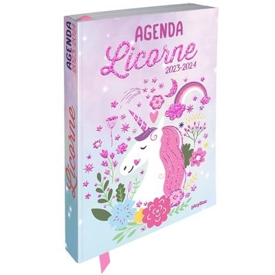 AGENDA SCOLAIRE LICORNES 2023-2024 | 9782809684001 | XXX