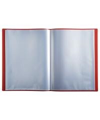 DOSSIER EN PLASTIQUE 40 VUES AVEC 20 POCHETTES TRANSPARENTES A4 ROUGE / DOSSIER DE PLÁSTICO A4 20 FUNDAS ROJO | 3130630085256