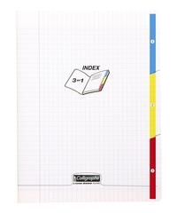 CAHIER SEYÈS 3 INDEX POLYPROPYLÈNE 24 X 32 CM 32 PAGES | 3210330182285