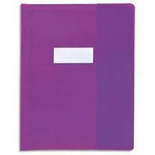 PROTÈGE-CAHIER A5 / FUNDA DE CUADERNO  FORRO VIOLETA 17X22 | 3210330720067