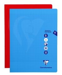 CAHIER TRAVAUX PRATIQUES MIMESYS 24X32CM 80 PAGES GRANDS CARREAUX + UNI COUVERTURE POLYPROPYLÈNE | 3329683033271