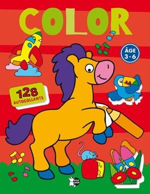 COLOR AVEC AUTOCOLLANTS - 3-6 ANS - VOL 2 | 9788467775730 | COLLECTIF